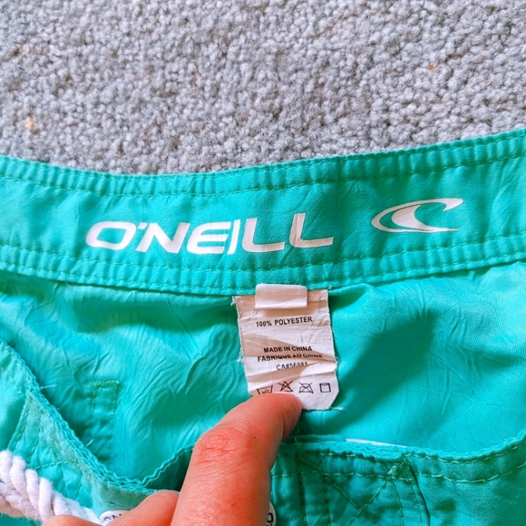 O'Neill Turquoise String Shorts - Picture 8 of 8